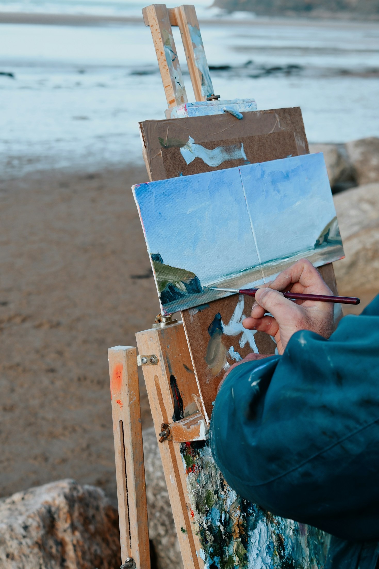 La passione di Corrado per l’arte e la pittura